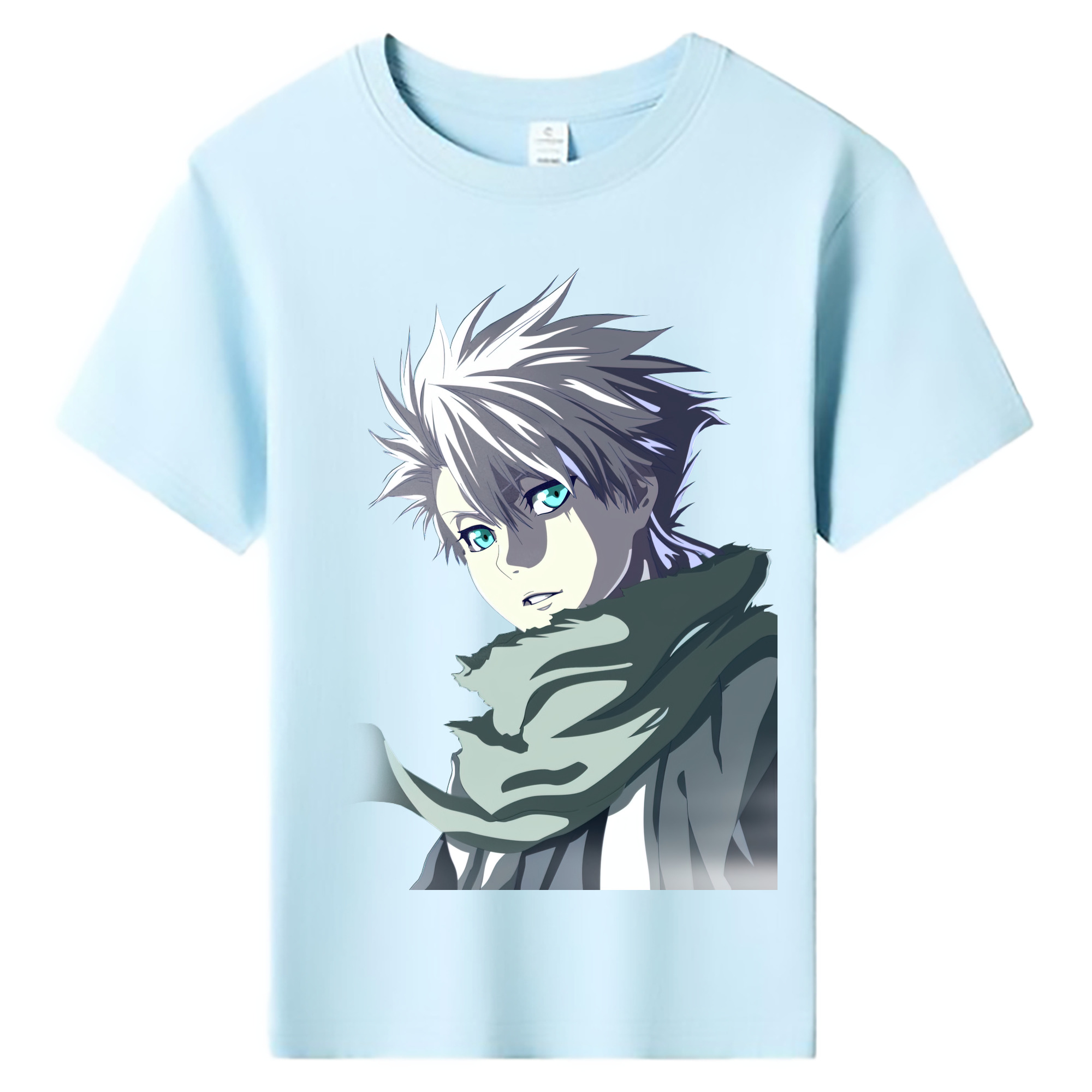 （画像用） ブリーチ 日番谷冬獅郎（ひつがや とうしろう） BLEACH Hitsugaya Toushirou 綿100％キッズTシャツ（フロントプリント）